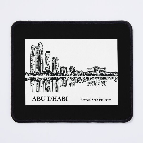 Item preview, Abu Dhabi United Arab Emirates designed and sold by Lakeric Cityscapes.