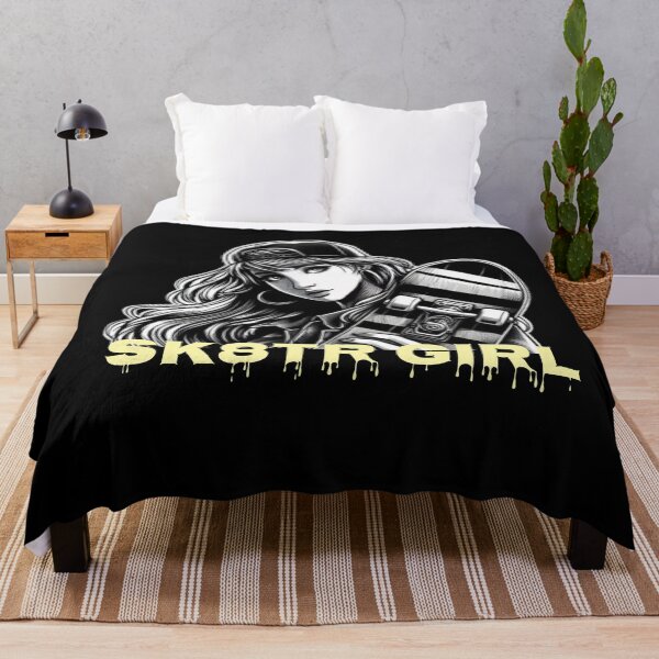 Item preview, SK8TR Girl Skater ,Girl Skateboard designed and sold by swiftbinaries.