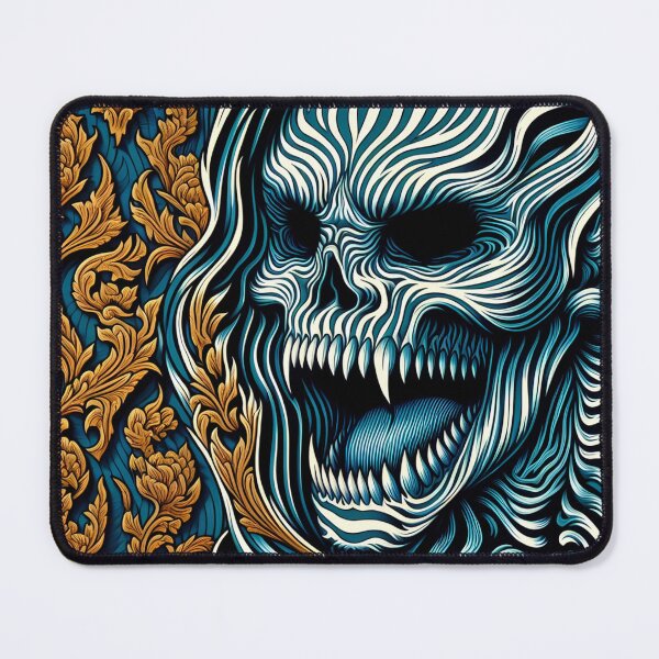 Item preview, an abstract representation of a skull with bold black and white designed and sold by aminz4.