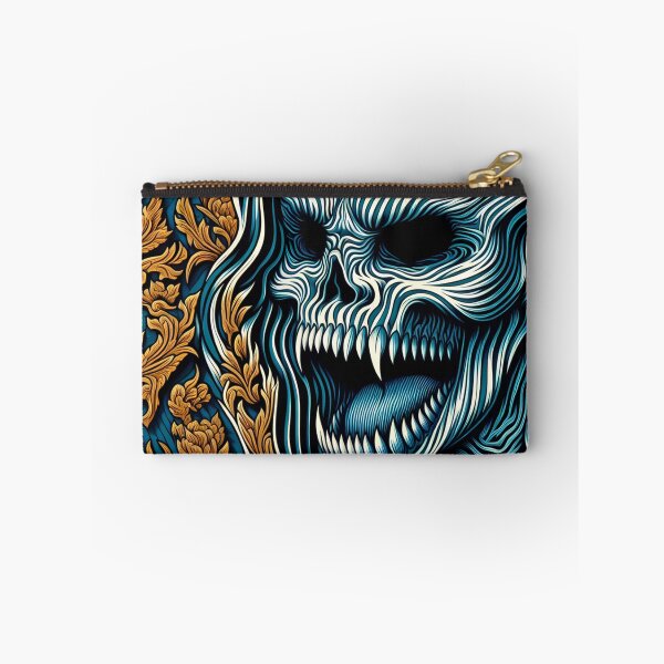 Item preview, an abstract representation of a skull with bold black and white designed and sold by aminz4.