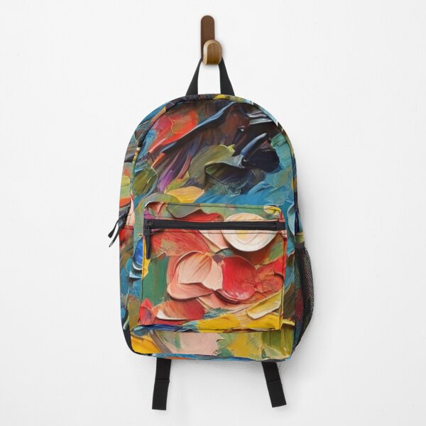 Item preview, Colorful, textured shapes and thick layers of paint designed and sold by redask2me.