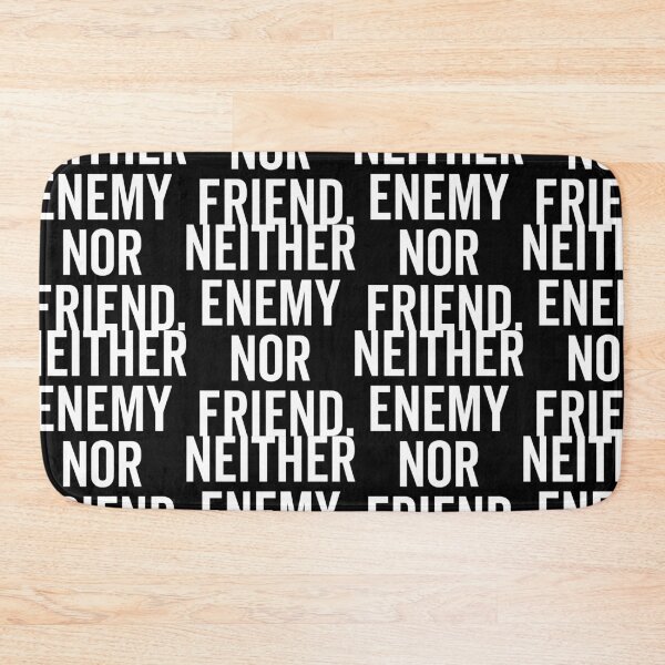 Item preview, "Neither Enemy Nor Friend: Navigating Uncommitted Relationships with Neutral Parties and Frienemies in a World of Indifference" designed and sold by artworkathome.