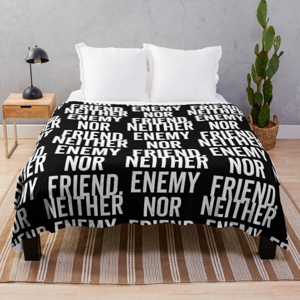 Item preview, "Neither Enemy Nor Friend: Navigating Uncommitted Relationships with Neutral Parties and Frienemies in a World of Indifference" designed and sold by artworkathome.