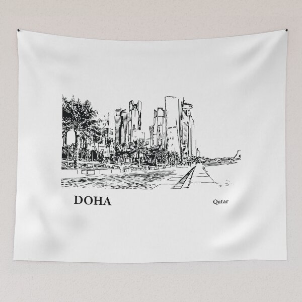 Item preview, Doha Qatar designed and sold by Lakeric Cityscapes.