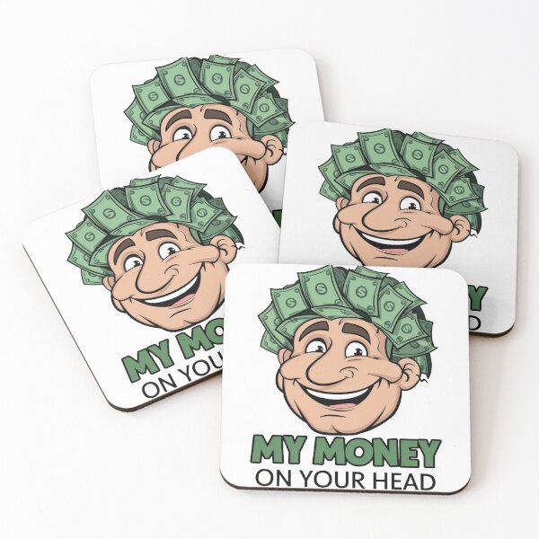 Item preview, My Money On Your Head Funny Quote For Barber Hairdresser Hair Salon designed and sold by Cr320.