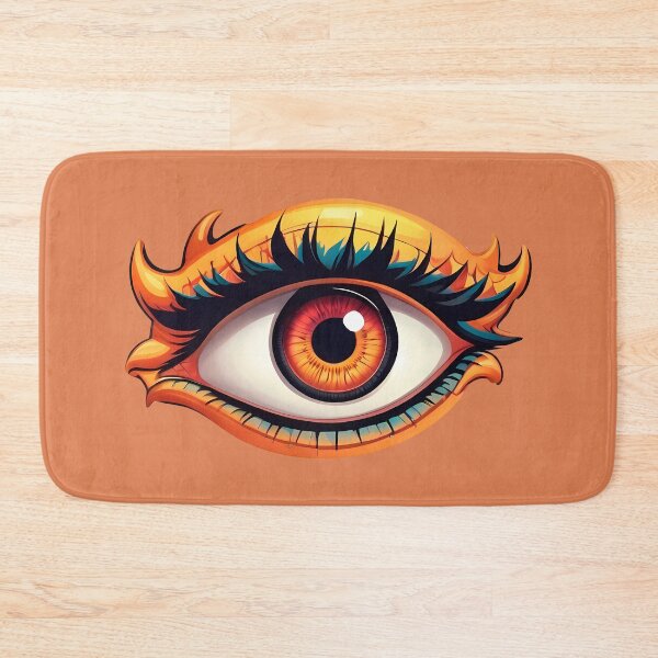 Item preview, Fierce Monster Girl Fire Eye Orange Flame designed and sold by MadnessEnvelope.