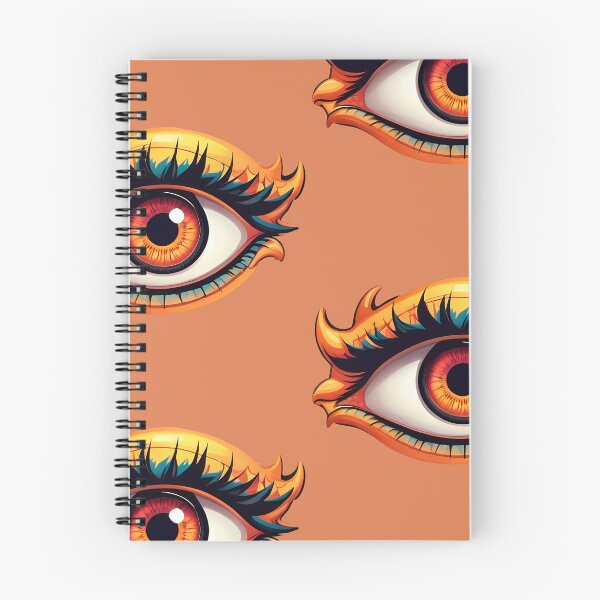 Item preview, Fierce Monster Girl Fire Eye Orange Flame designed and sold by MadnessEnvelope.