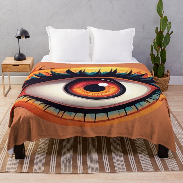 Item preview, Fierce Monster Girl Fire Eye Orange Flame designed and sold by MadnessEnvelope.