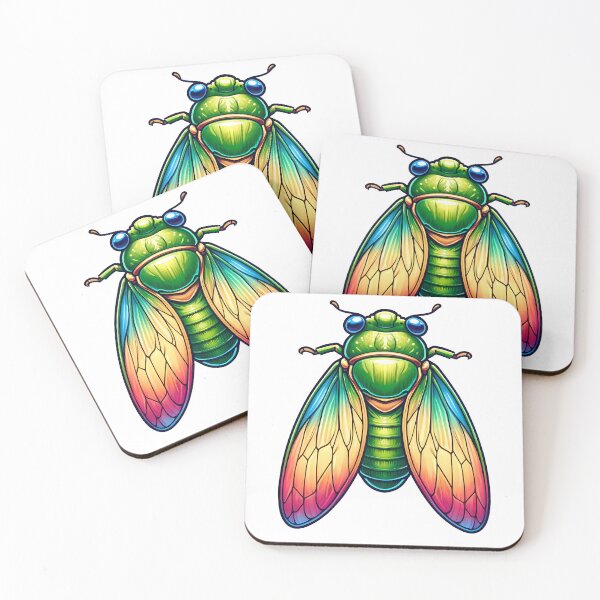Item preview, Colorful Cicada designed and sold by StickaTime.
