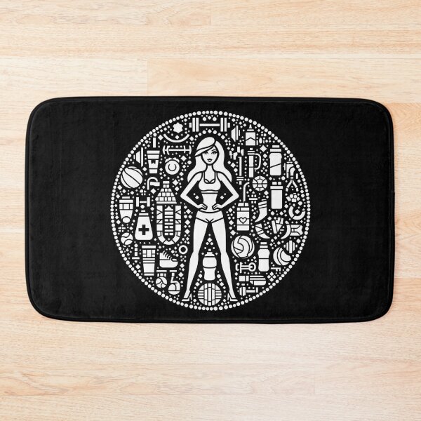 Item preview, Girl Barbell - Stylish and Motivating Design for Active Girls designed and sold by Tw1nsAIArt.