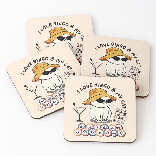 Item preview, I Love Bingo and My Cat designed and sold by SunfullyYours.