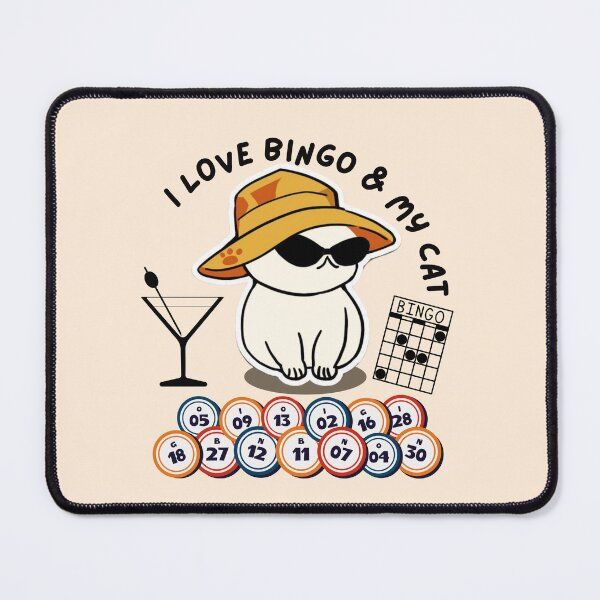 Item preview, I Love Bingo and My Cat designed and sold by SunfullyYours.