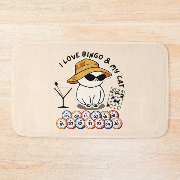 Item preview, I Love Bingo and My Cat designed and sold by SunfullyYours.