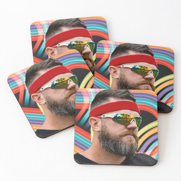 Item preview, Bearded Man with 80s Headband designed and sold by Other Kafka Art.