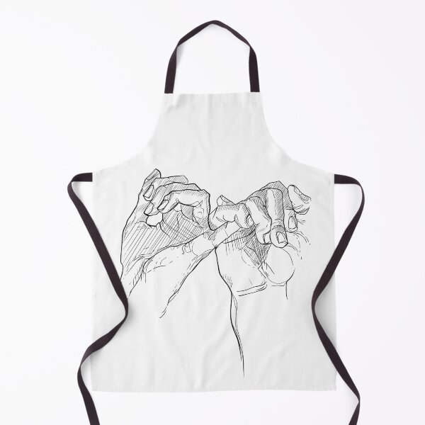 Item preview, Illustratie van paarhand die roze belofte doen T-Shirt designed and sold by Artemyx Studio.