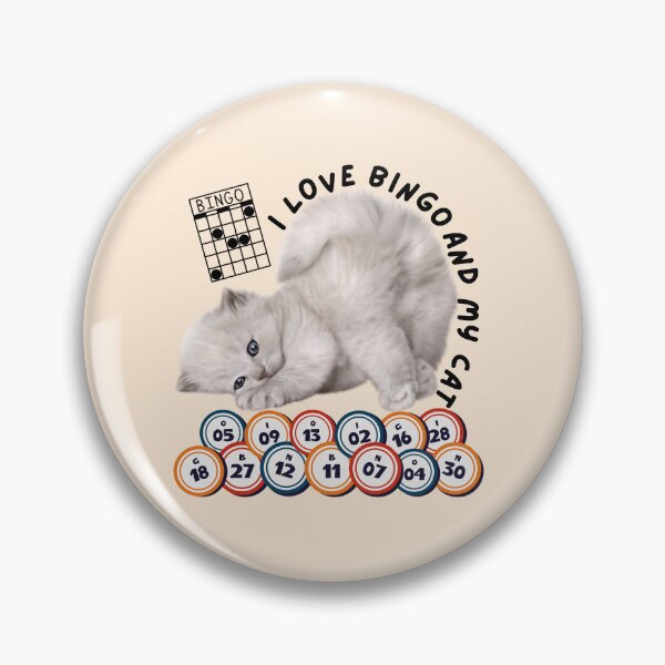 Item preview, I Love Bingo and My Cat Bingo Player designed and sold by SunfullyYours.