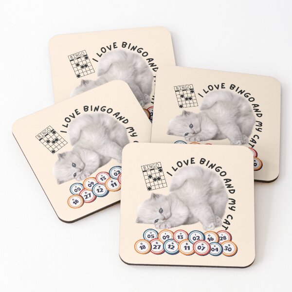Item preview, I Love Bingo and My Cat Bingo Player designed and sold by SunfullyYours.