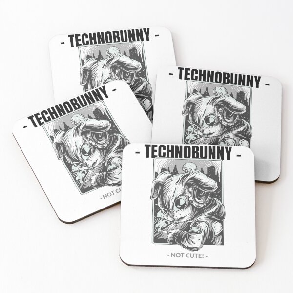 Item preview, Technobunny - not cute designed and sold by Rave-On.