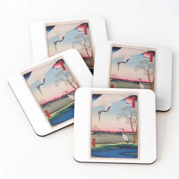 Item preview, Minowa, Kanasugi, Mikawashima, No. 102 from One Hundred Famous Views of Edo Utagawa Hiroshige  | Utagawa Hiroshige designed and sold by TeeARTHY.