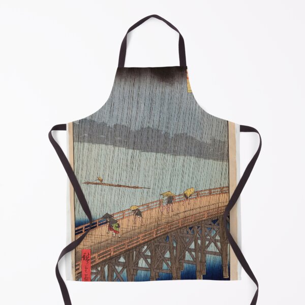 Item preview, Sudden Shower Over Shin-Ohashi Bridge and Atake (Ohashi Atake no Yudachi), No. 58 from One Hundred Famous Views of Edo | Utagawa Hiroshige designed and sold by TeeARTHY.