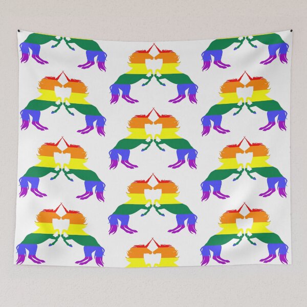 Item preview, Rainbow Pride Unicorns designed and sold by shaneisadragon.
