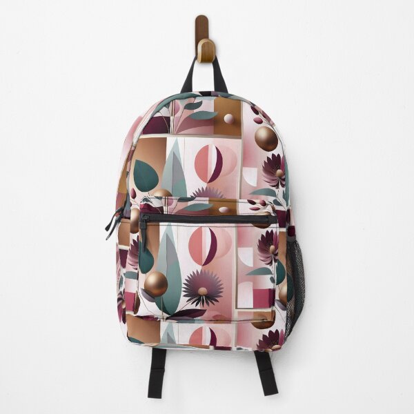 Item preview, Mid Century Modern Abstract Botanical Floral Pattern Berry, Gold #1 designed and sold by Prints and Lifestyle.