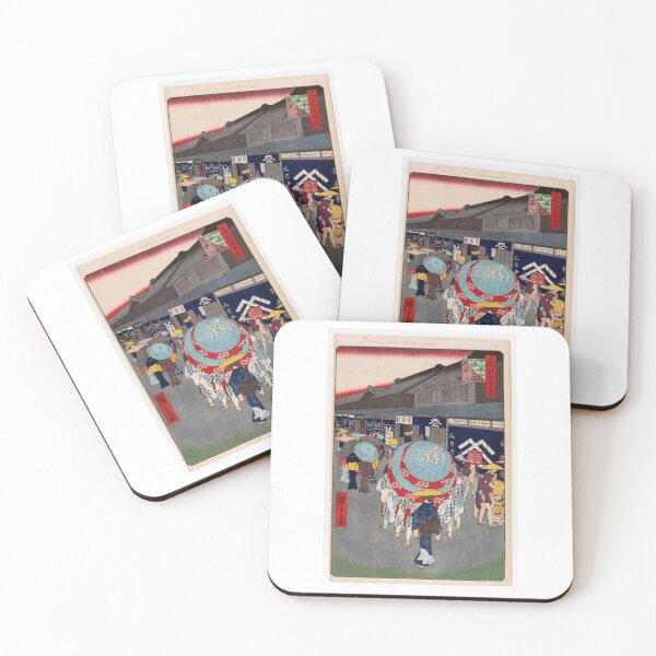 Item preview, View of Nihonbashi Tori-itchome (Nihonbashi Tori-itchome Ryakuzu)  Utagawa Hiroshige  | Utagawa Hiroshige designed and sold by TeeARTHY.