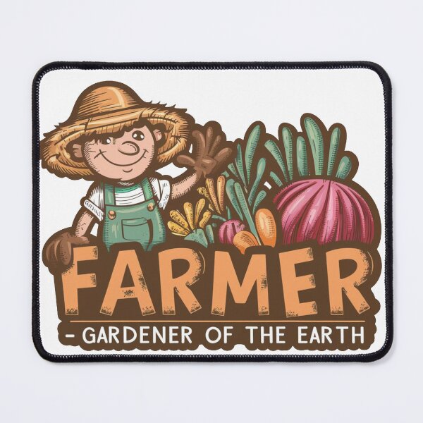 Item preview, Farmer Gardener Of The Earth Vegetables Fruits Carrot Straw Dungarees Veggie designed and sold by Cr320.