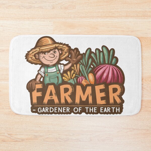 Item preview, Farmer Gardener Of The Earth Vegetables Fruits Carrot Straw Dungarees Veggie designed and sold by Cr320.