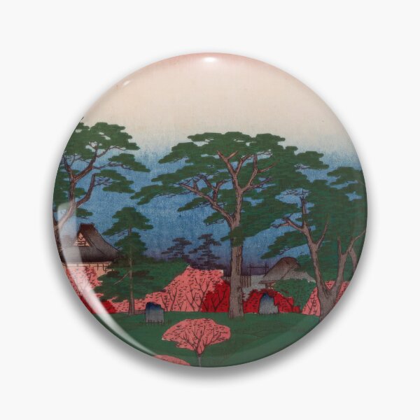Item preview, Temple Gardens, Nippori, No. 14 in One Hundred Famous Views of Edo Utagawa Hiroshige | Utagawa Hiroshige designed and sold by TeeARTHY.