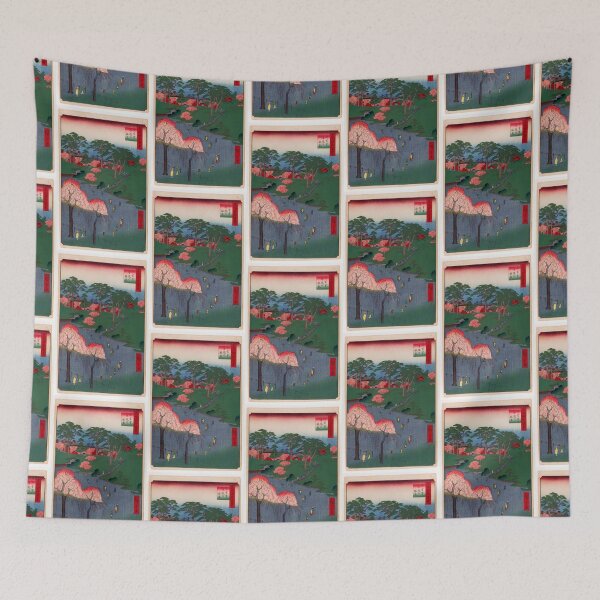 Item preview, Temple Gardens, Nippori, No. 14 in One Hundred Famous Views of Edo Utagawa Hiroshige | Utagawa Hiroshige designed and sold by TeeARTHY.