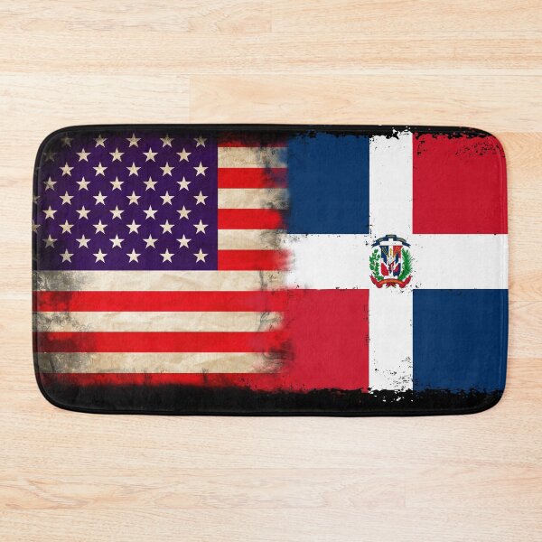 Item preview, US Flag and Dominican Republic Flag Pride Wear Design designed and sold by LovelyHappyGift.