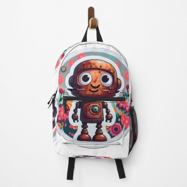 Item preview, Rusty Robot Sticker Delight designed and sold by AI-Only Creations.