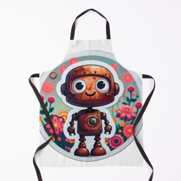 Item preview, Rusty Robot Sticker Delight designed and sold by AI-Only Creations.