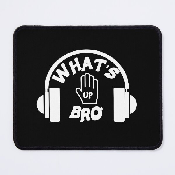 Item preview, What's Up Bro Hand Pointing Up With Headphones designed and sold by Hanlar.