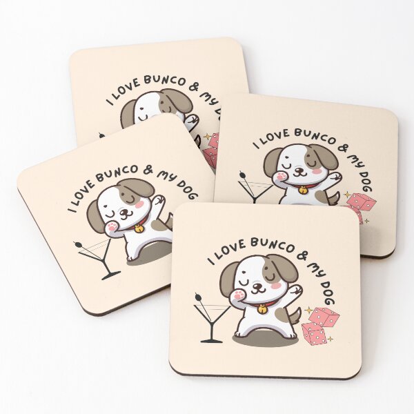 Item preview, I Love Bunco and My Dog Dabbing Dog designed and sold by SunfullyYours.