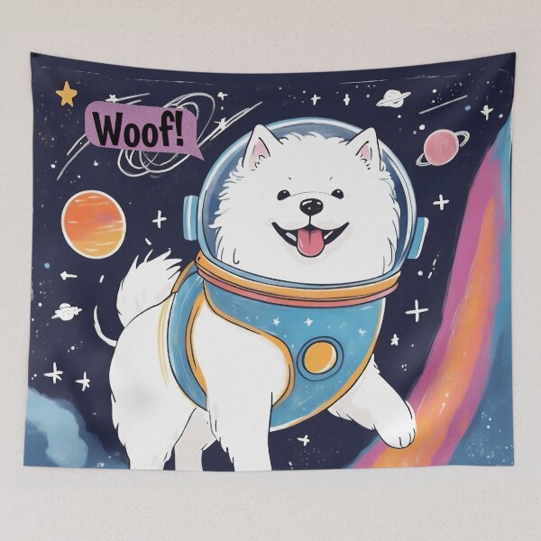 Item preview, Space Pup designed and sold by purrfect pattern.