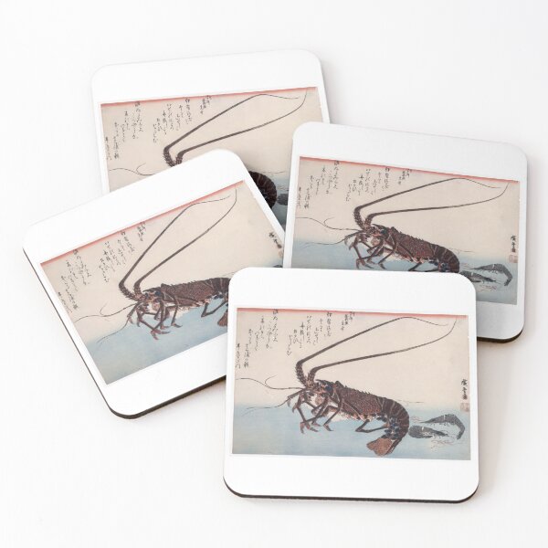 Item preview, Crayfish and Two Shrimps Utagawa Hiroshige | Utagawa Hiroshige designed and sold by TeeARTHY.