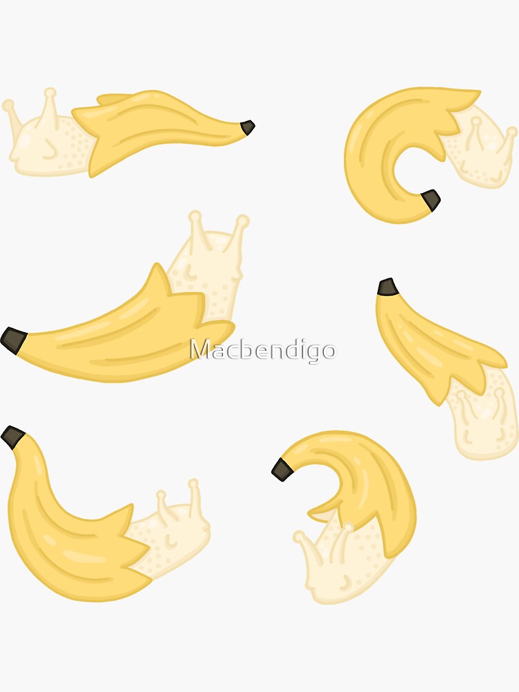 "Banana Slugs" Sticker by Macbendigo | Redbubble