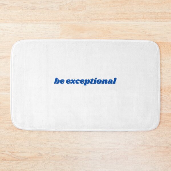 Item preview, be exceptional, blue  designed and sold by ChiWellness Shop.