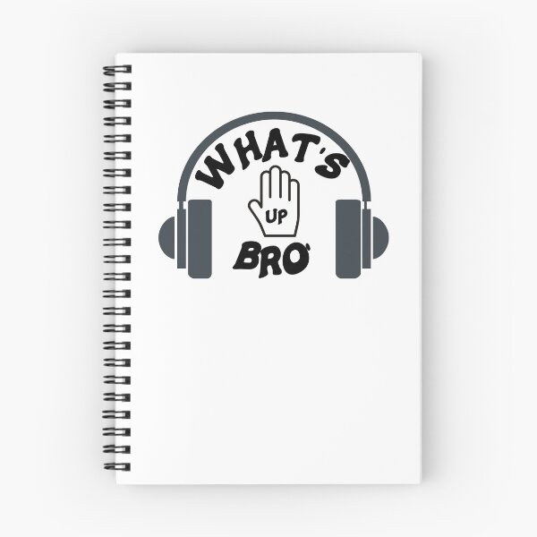 Item preview, What's Up Bro Hand Pointing Up With Headphones designed and sold by Hanlar.