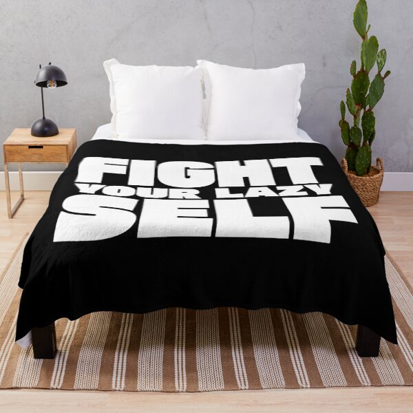 Item preview, Fight Your Lazy Self designed and sold by TheFineShirt.