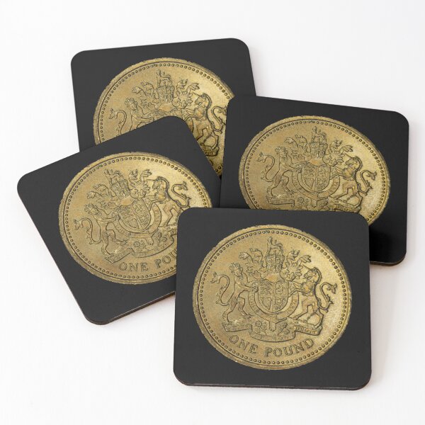 Item preview, British one pound coin money designed and sold by SvarunPogani.