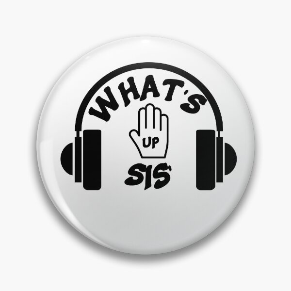 Item preview, What's Up Sis Hand Pointing Up With Headphones designed and sold by Hanlar.