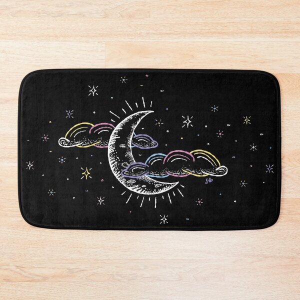 Item preview, Rainbow Moon design by SewLalla designed and sold by SewLalla.