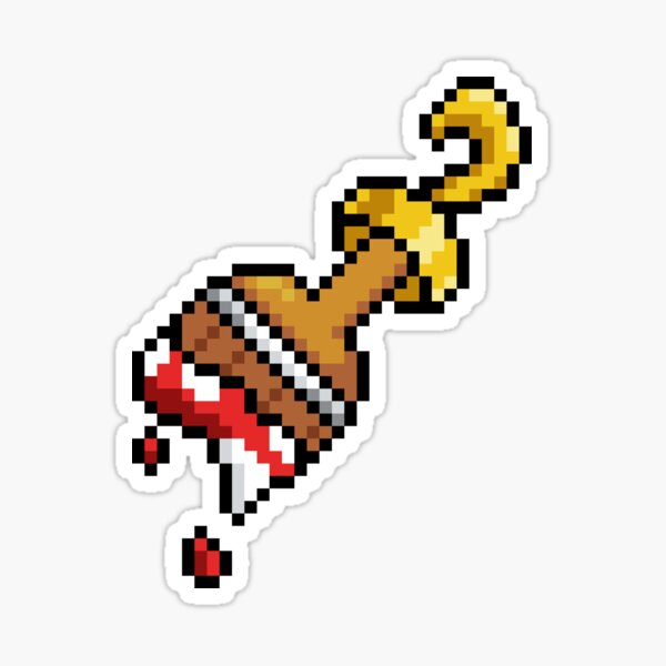 Neopets Paint Brush pixel Sticker