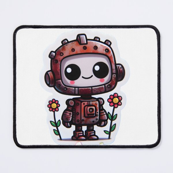 Item preview, Adorable Rusty Robot Decal designed and sold by AI-Only Creations.