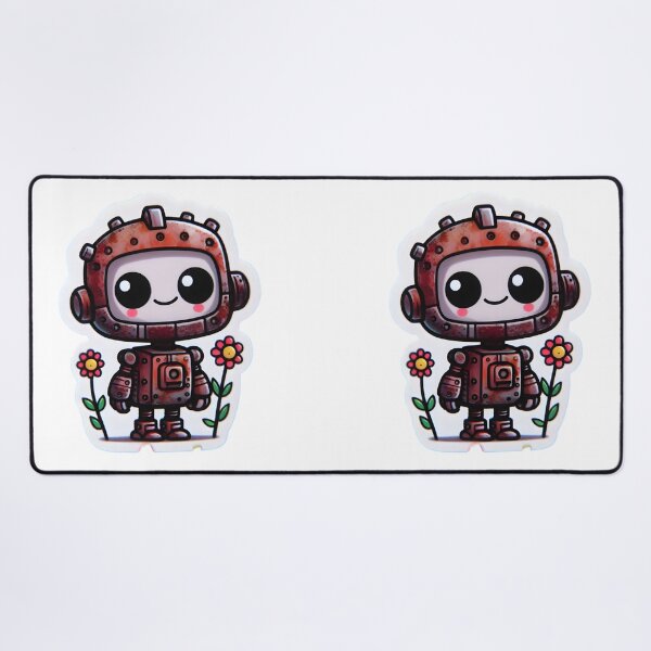 Item preview, Adorable Rusty Robot Decal designed and sold by AI-Only Creations.
