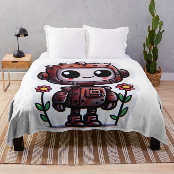 Item preview, Adorable Rusty Robot Decal designed and sold by AI-Only Creations.
