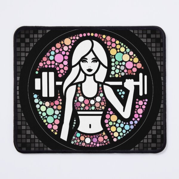 Item preview, Girl Barbell - Stylish and Motivating Design for Active Girls designed and sold by Tw1nsAIArt.